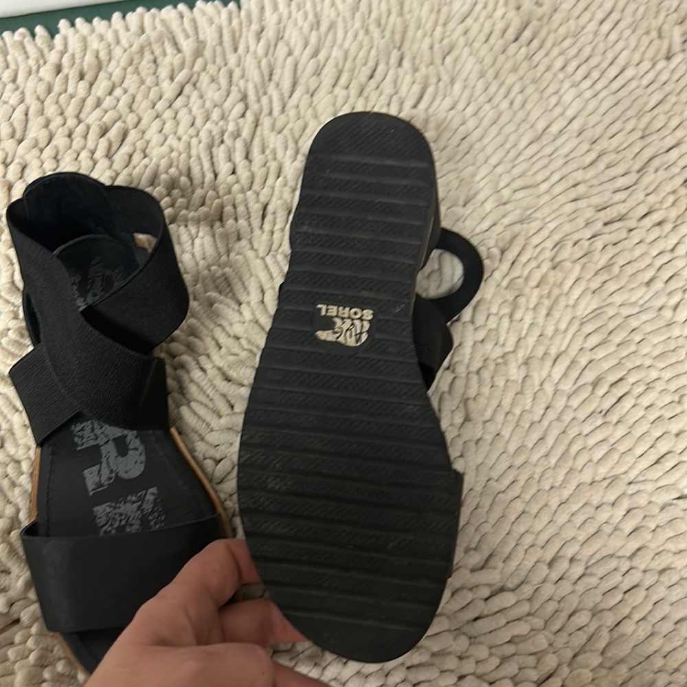 Sorel Ella Elastic Ankle Strap Sandals - Picture 5 of 7